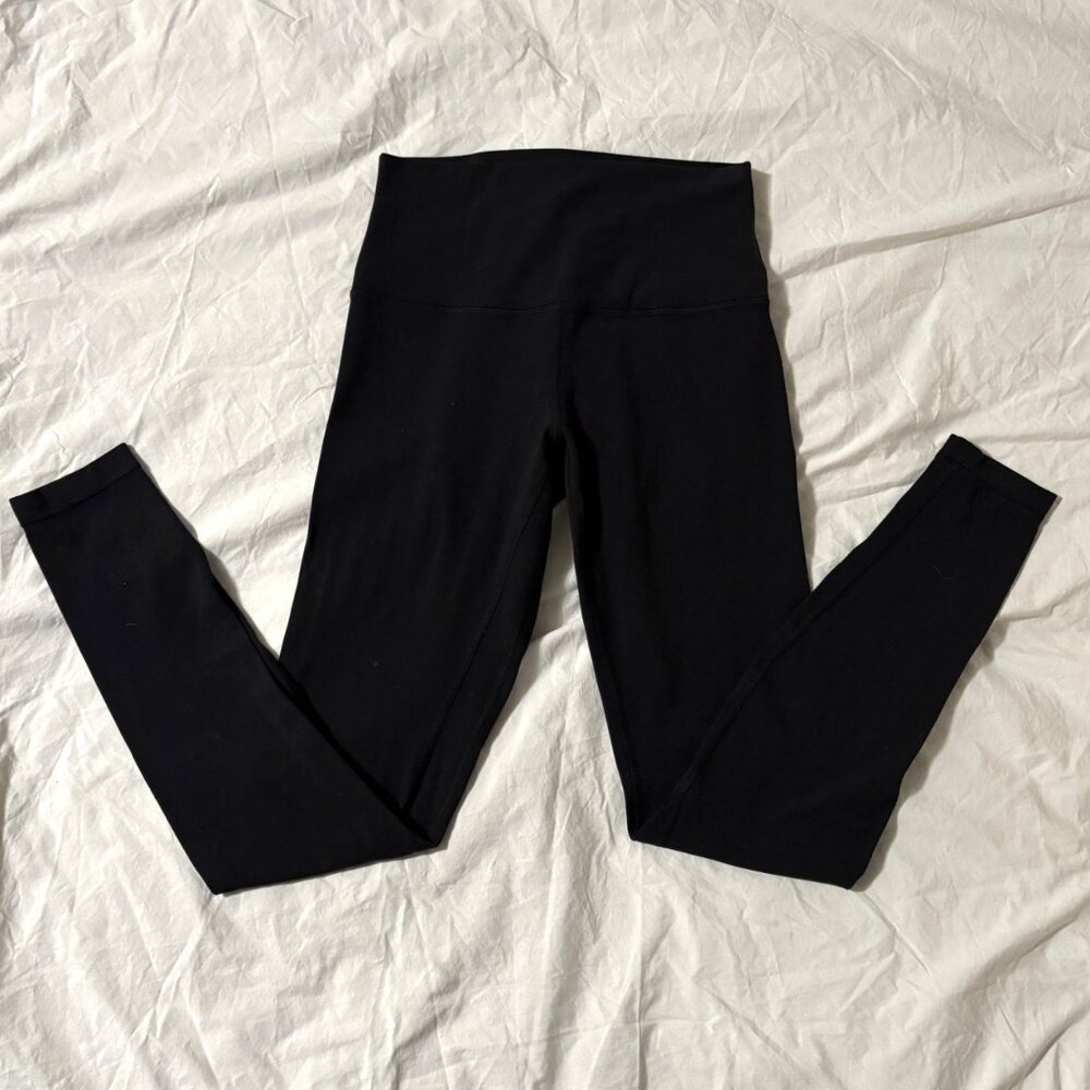 Lululemon Align Pant Full Length 28" Black High-Rise Nulu Yoga Leggings 6 - Picture 4 of 10